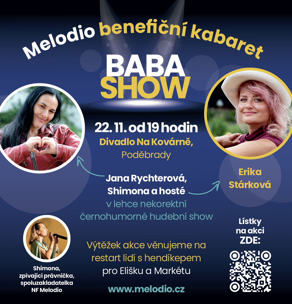 plakát na koncert v Poděbradech