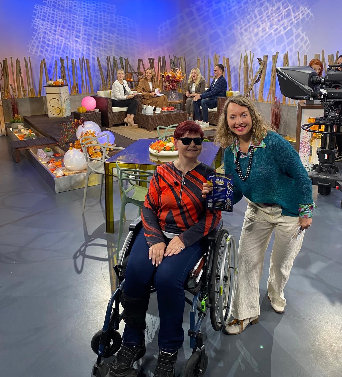 Šimona s klientkou v pořadu Sama doma